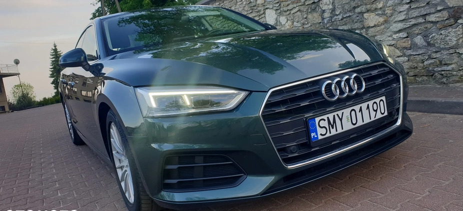 Audi A5 cena 95900 przebieg: 108300, rok produkcji 2019 z Myszków małe 407